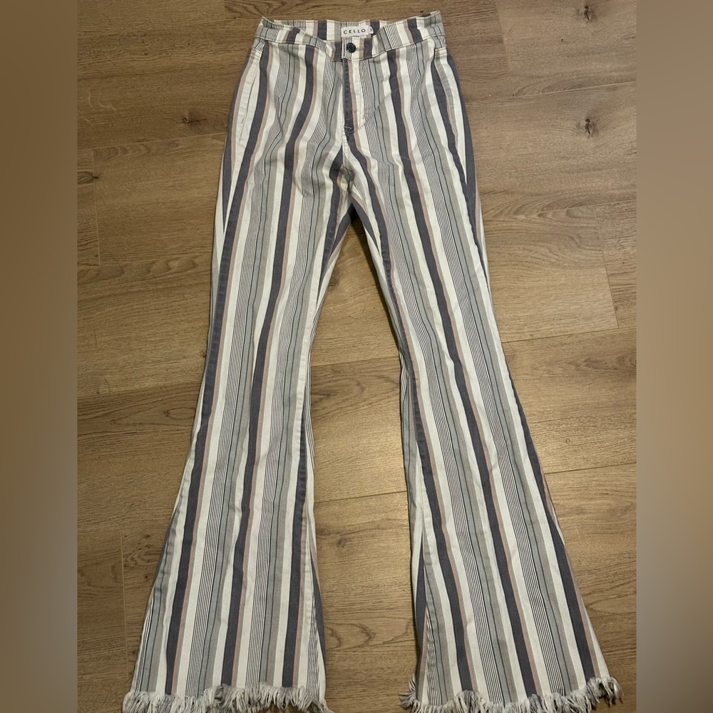 Cello Multicolor Striped Pants
